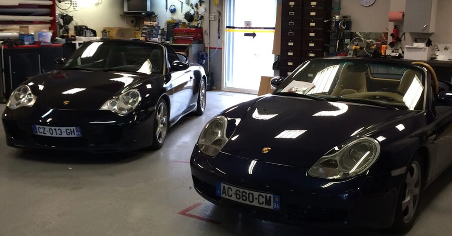 Autoradio GPS réplique d'origine sur Porsche 996