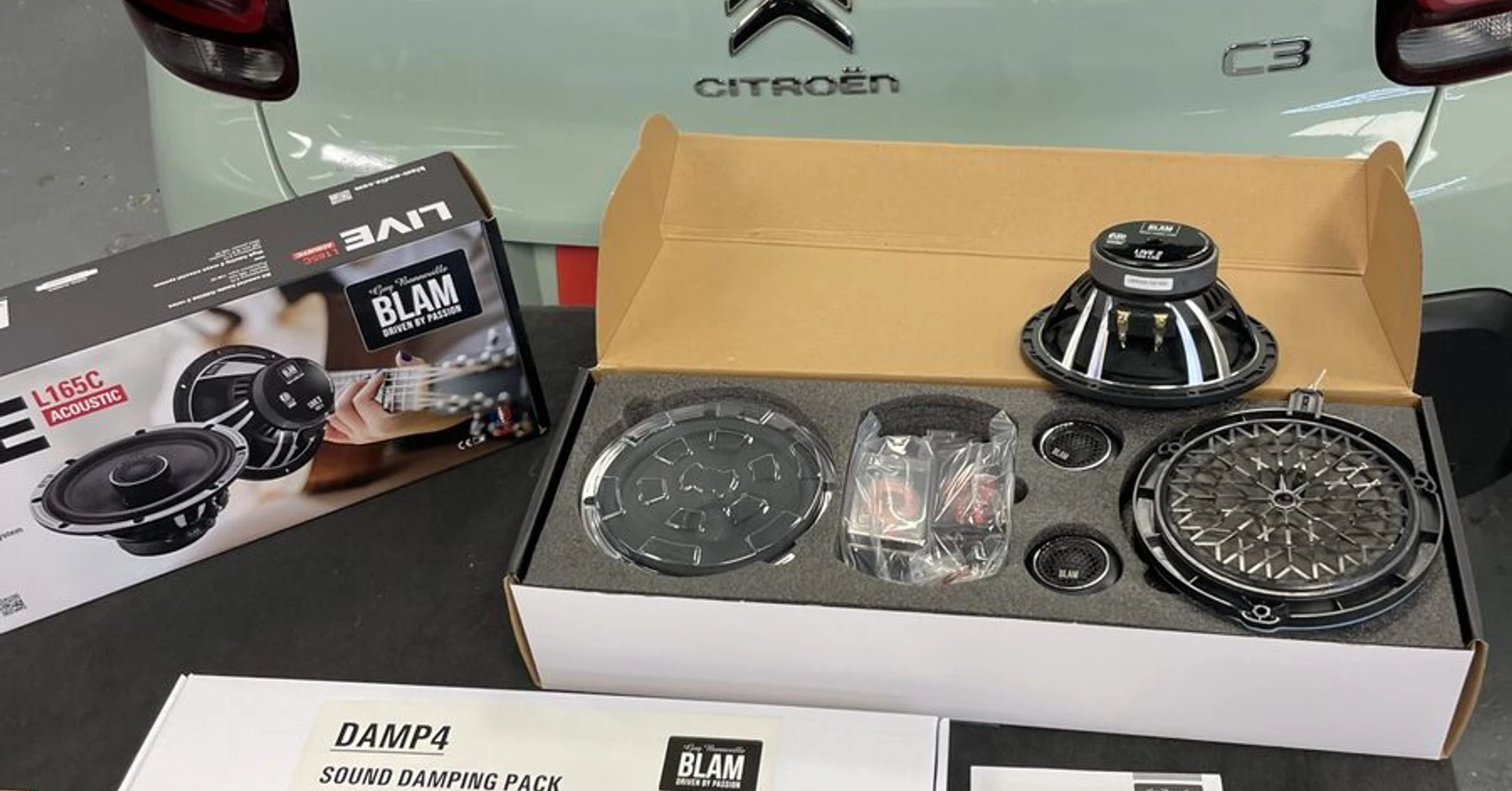 Citroën C3 : sono BLAM Live et dashcam BlackVue