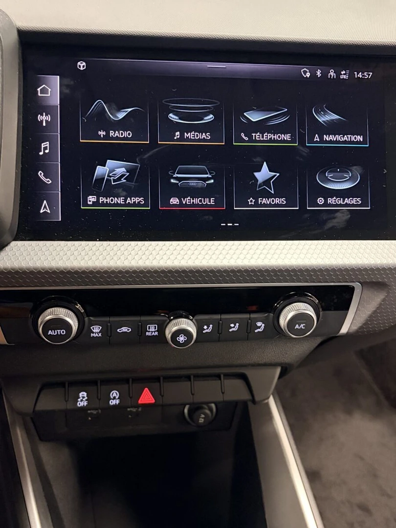 Audi A1 : une caméra de recul intégrée à l'écran d'origine
