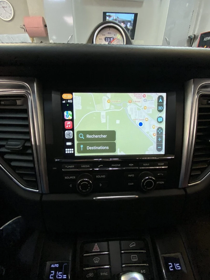 Porsche Macan S : CarPlay et Android Auto sur l'écran d'origine