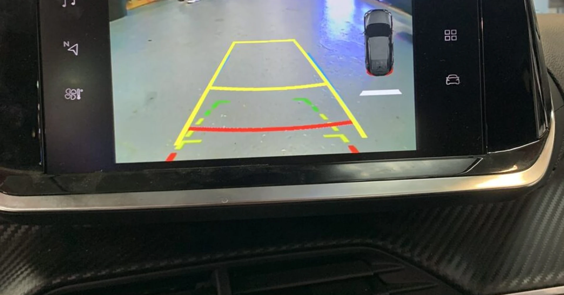 Caméra de recul sur Peugeot e-208
