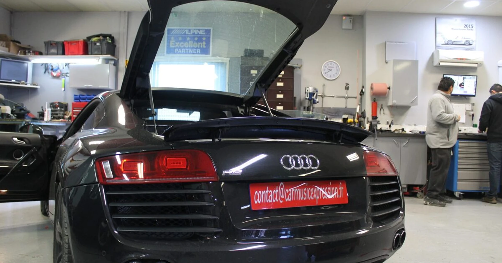 Caméra de recul et codage MMI sur Audi R8