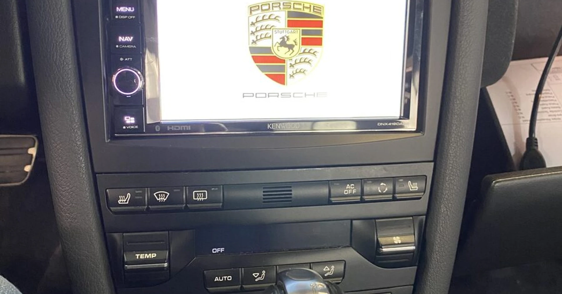Kenwood DNX419DAB et Android Auto sur Porsche Cayman