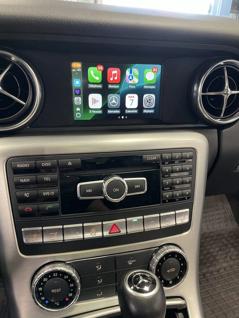 Mercedes SLK 2013 : CarPlay, Android Auto et caméra de recul