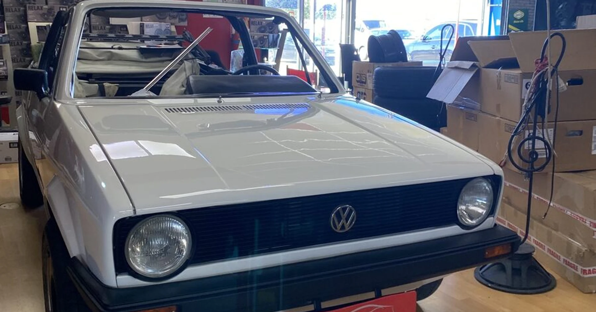 Golf 1 cabriolet : restauration complète à Orange