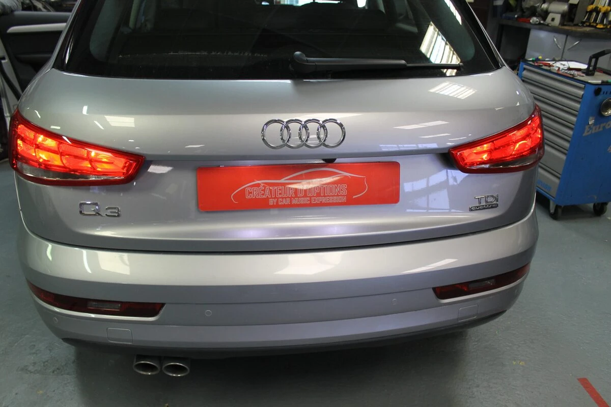 Audi Q3 2016 : écran GPS Android avec Apple CarPlay et caméra de recul