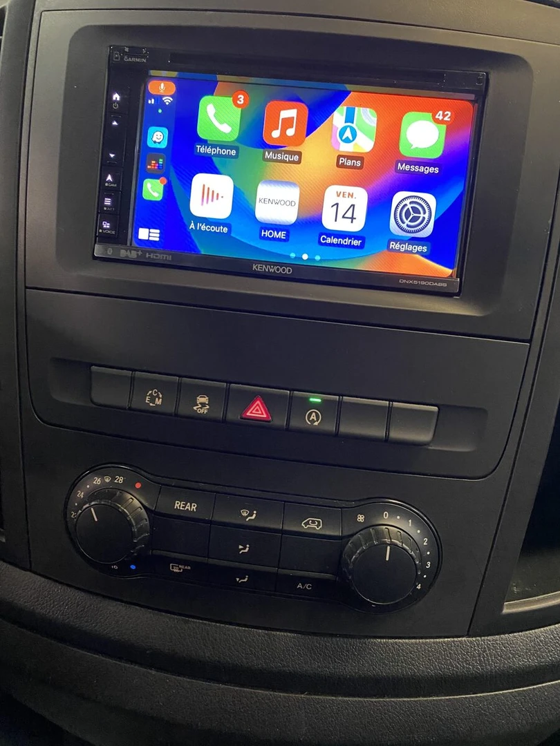 Mercedes Vito : Kenwood CarPlay, BLAM Live et insonorisation complète