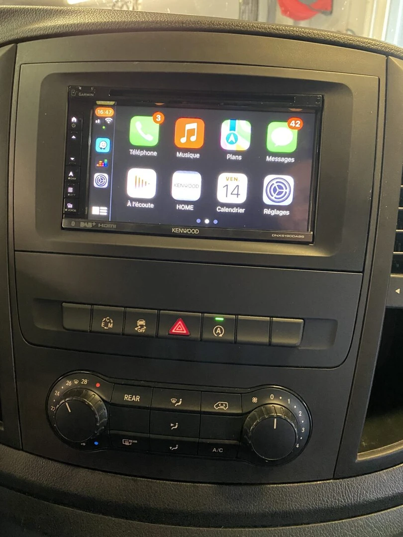 Mercedes Vito : Kenwood CarPlay, BLAM Live et insonorisation complète
