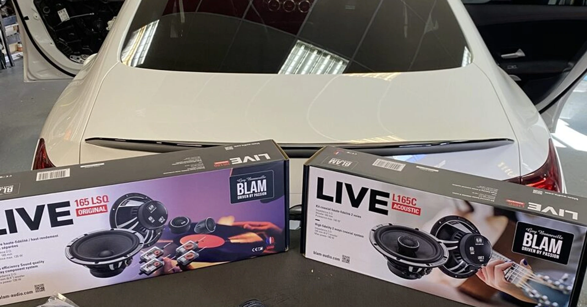 Haut-parleurs BLAM Live sur Mercedes CLA 2020