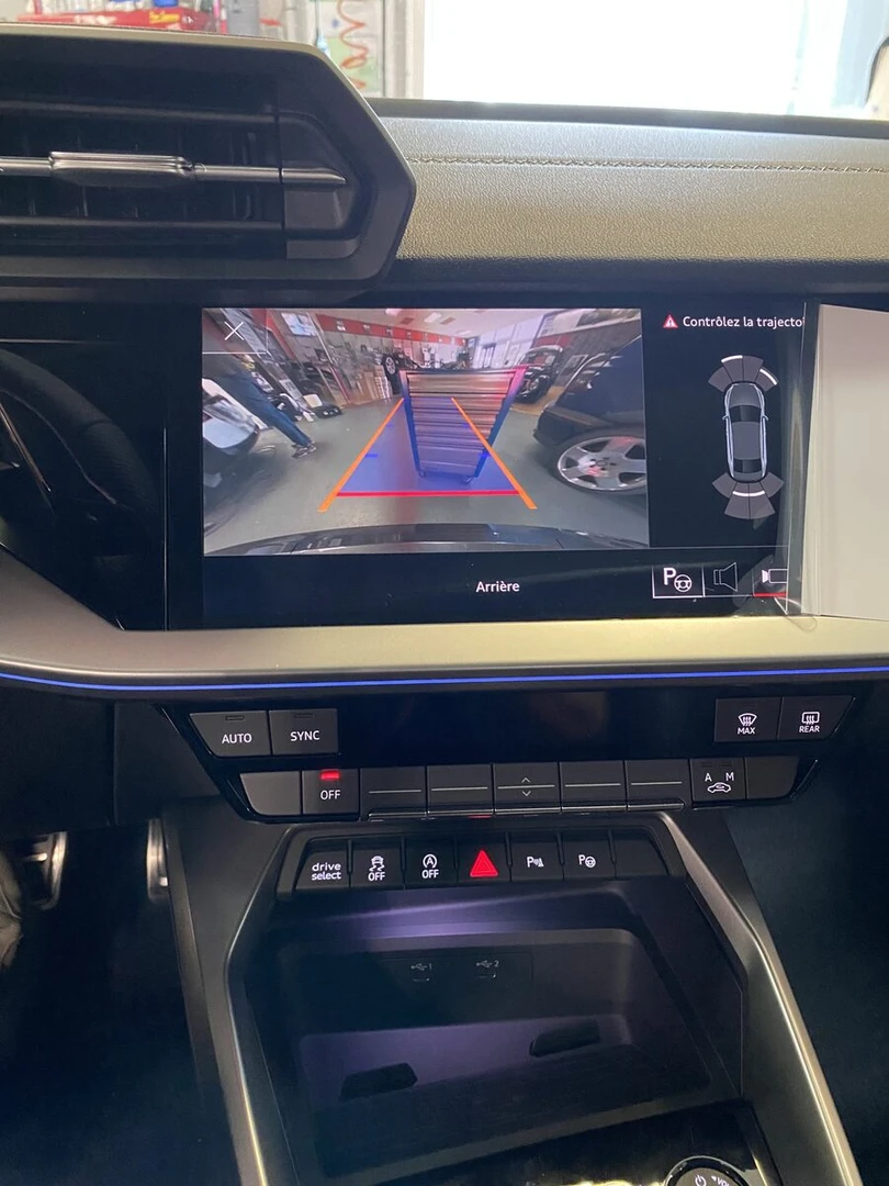 Audi A3 2023 : caméra de recul intégrée et codée