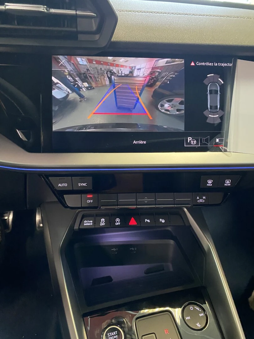 Audi A3 2023 : caméra de recul intégrée et codée