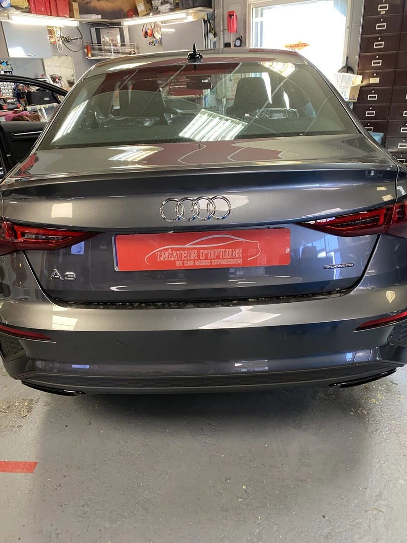 Audi A3 2023 : caméra de recul intégrée et codée