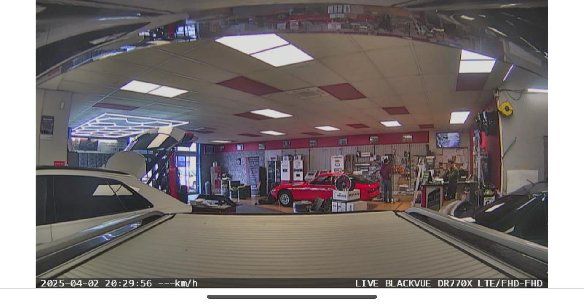 Dashcam BlackVue avant et arrière sur Ford Ranger 2022