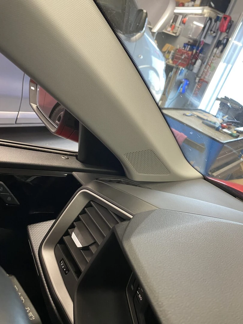 Audi A1 2023 : BLAM 200RS, insonorisation et caisson ESX dans la roue de secours