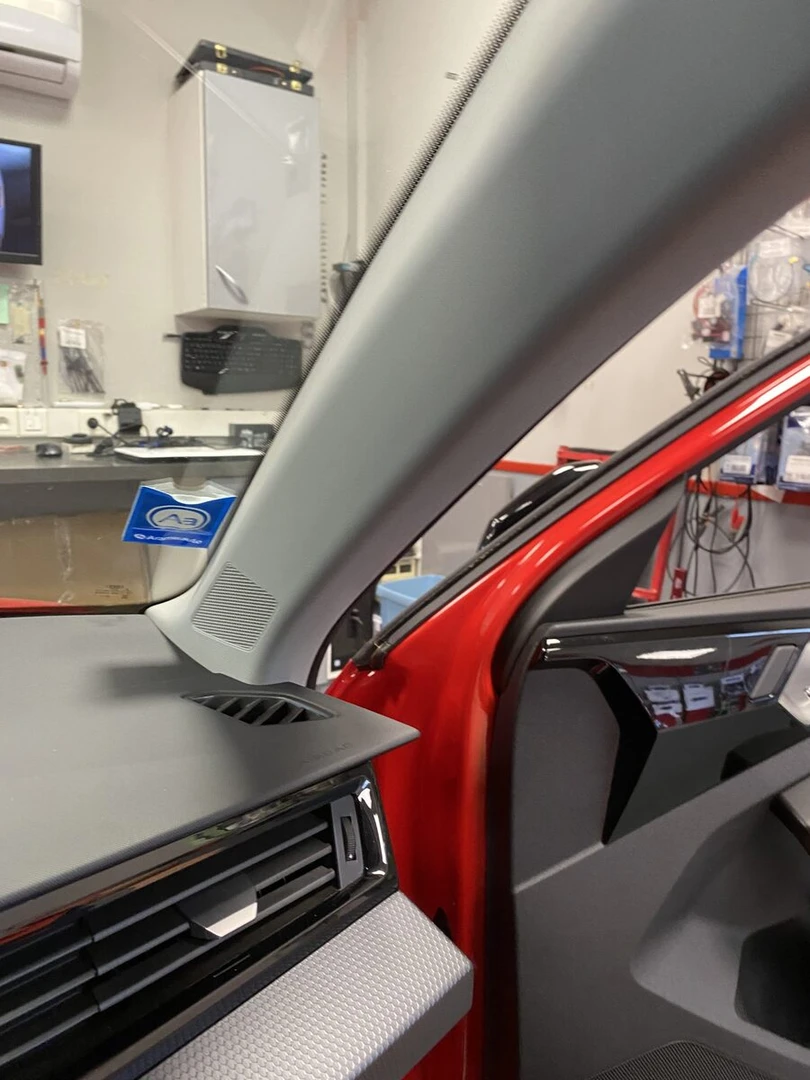 Audi A1 2023 : BLAM 200RS, insonorisation et caisson ESX dans la roue de secours