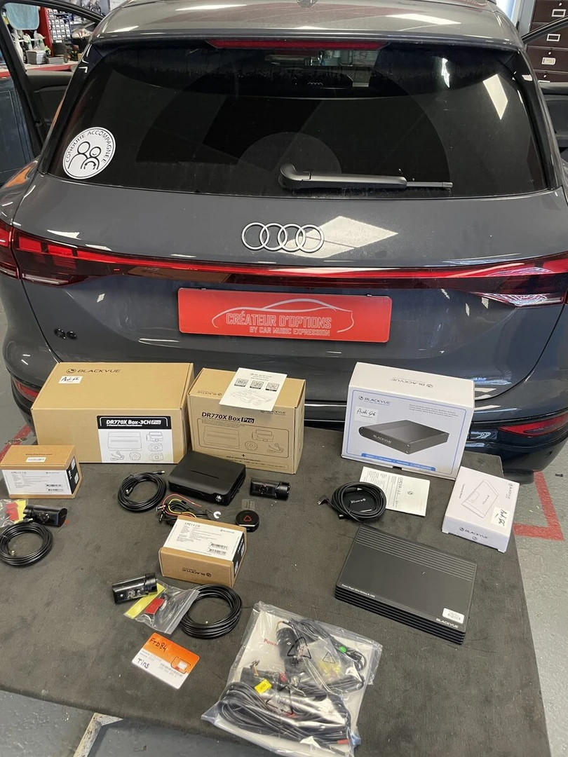 Audi Q6 2025 : BlackVue trois caméras, cloud et batterie dédiée