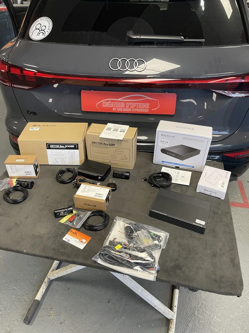 Audi Q6 2025 : BlackVue trois caméras, cloud et batterie dédiée