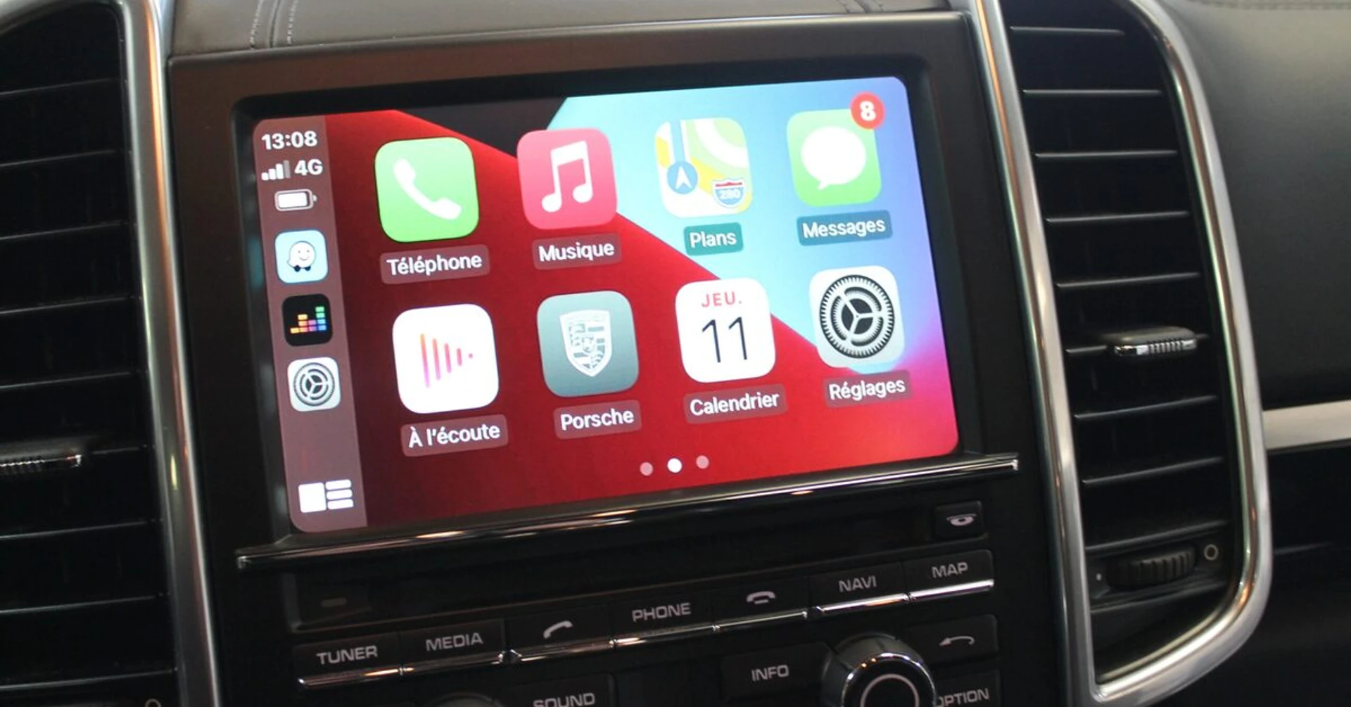 Porsche Cayenne hybride : CarPlay et Android Auto d'origine