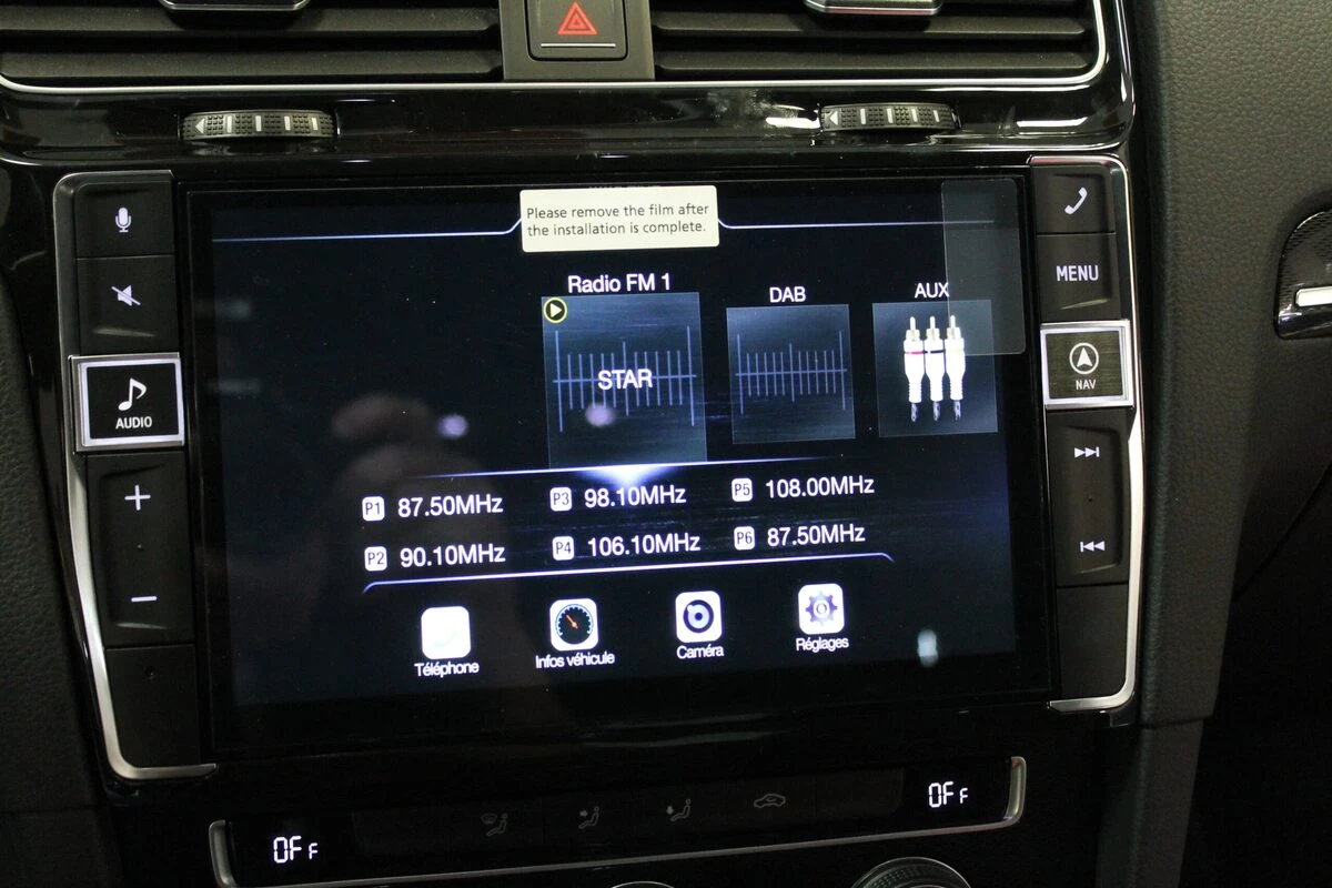 Volkswagen Golf 7 GTI : écran Alpine X901D-G7 avec CarPlay et caméra