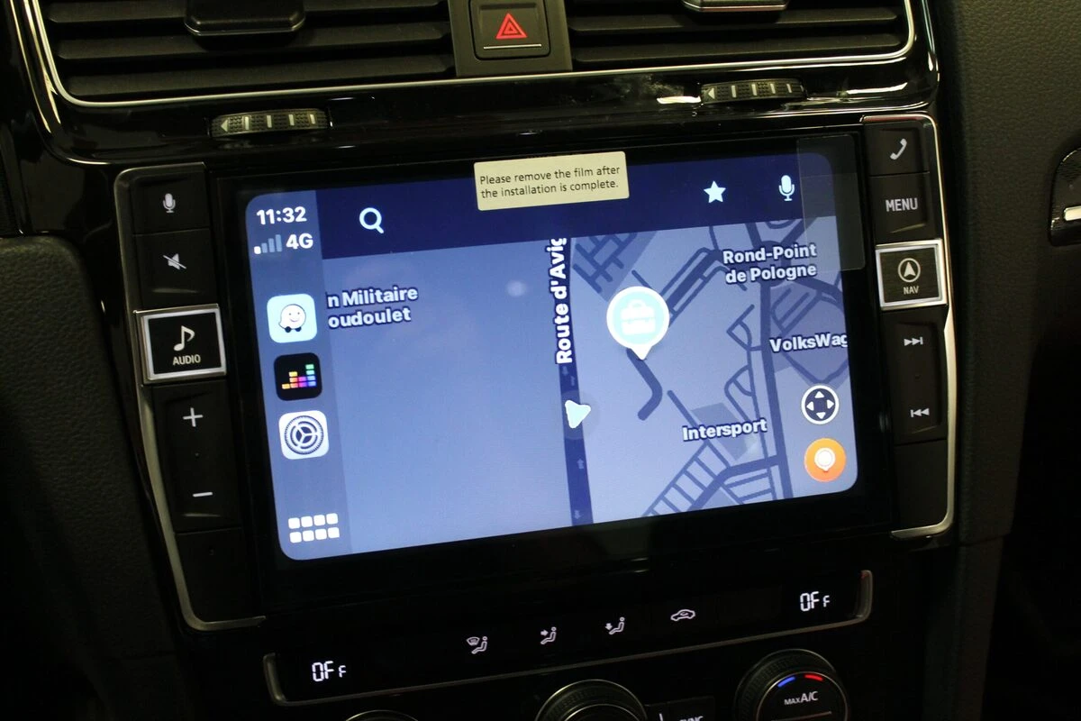 Volkswagen Golf 7 GTI : écran Alpine X901D-G7 avec CarPlay et caméra
