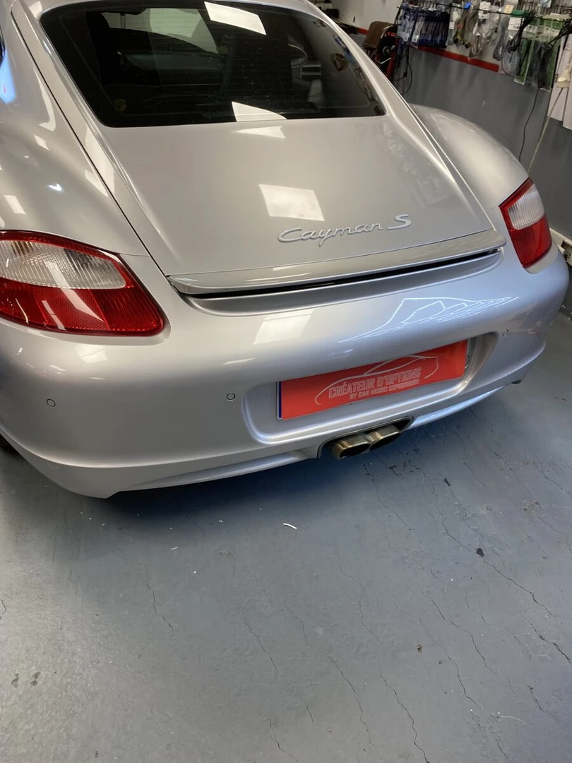 Porsche Cayman S : ampli Bose réparé et médiums BLAM