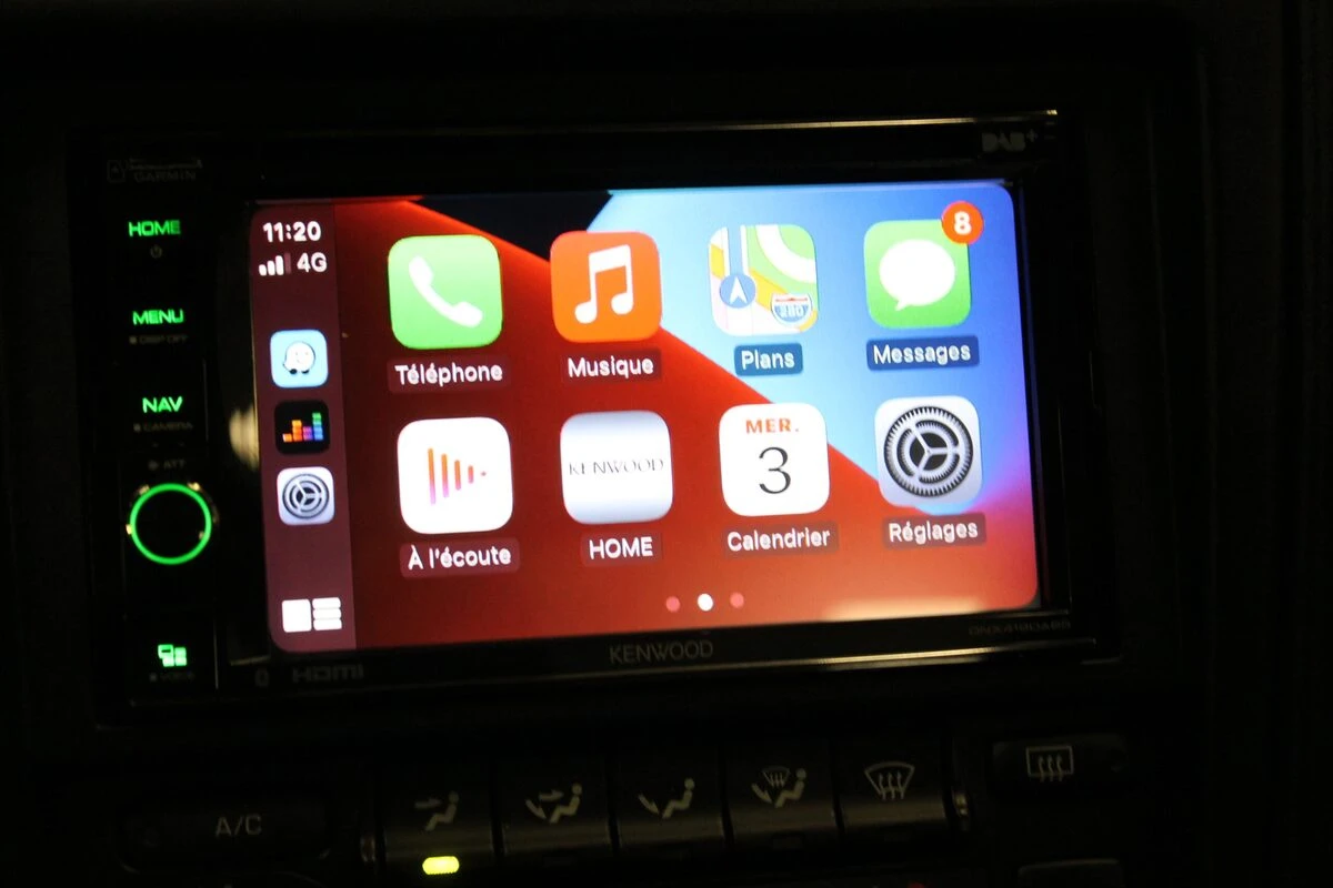 Toyota MR2 : GPS Kenwood DNX419DABS avec CarPlay et Android Auto