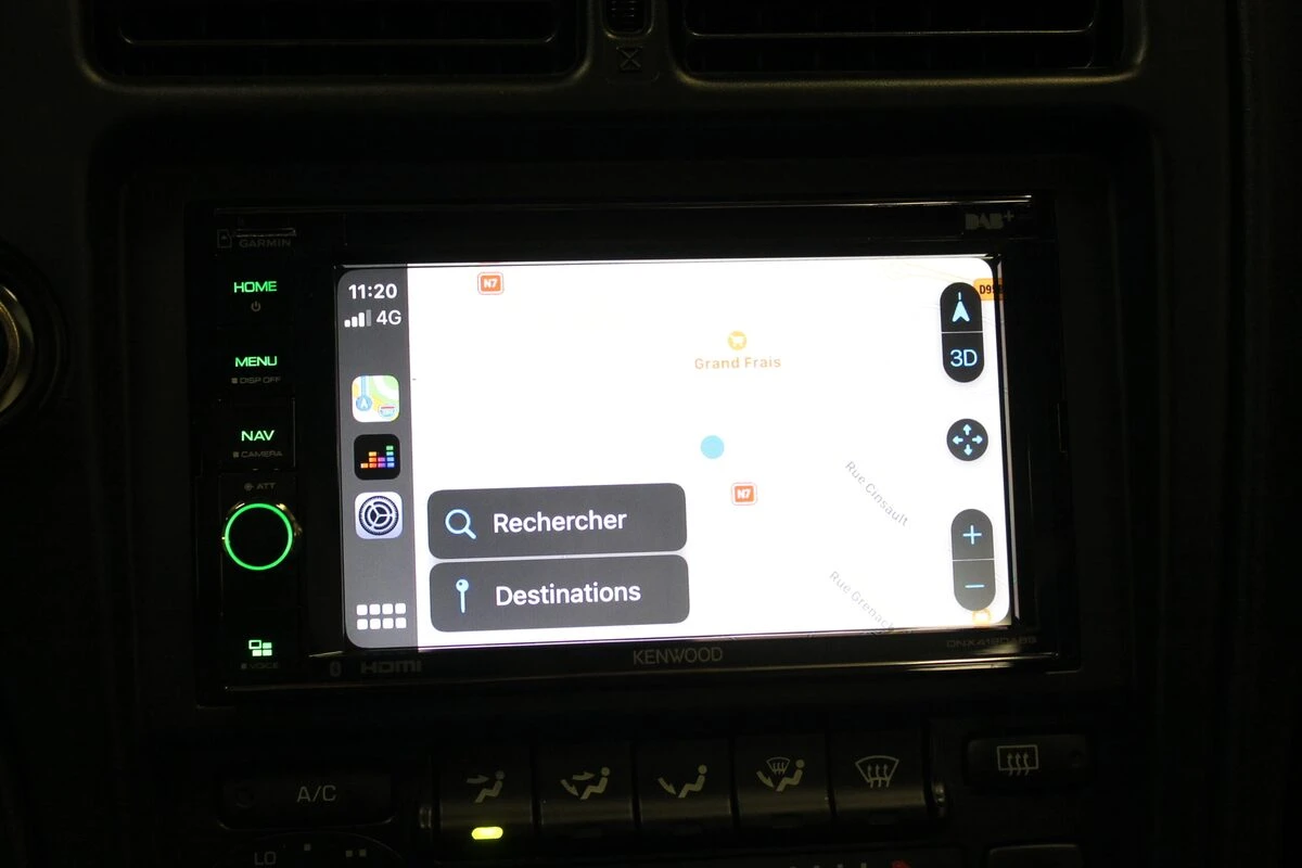 Toyota MR2 : GPS Kenwood DNX419DABS avec CarPlay et Android Auto