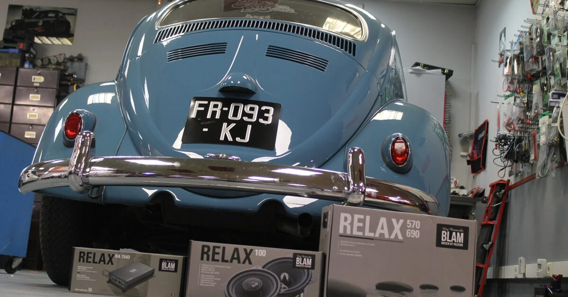 Sono BLAM Relax et Bluetooth sur Coccinelle 1961