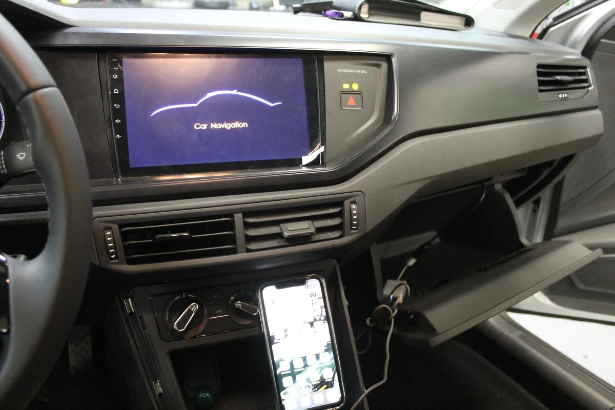 Volkswagen Polo 2019 : autoradio Android avec Apple CarPlay