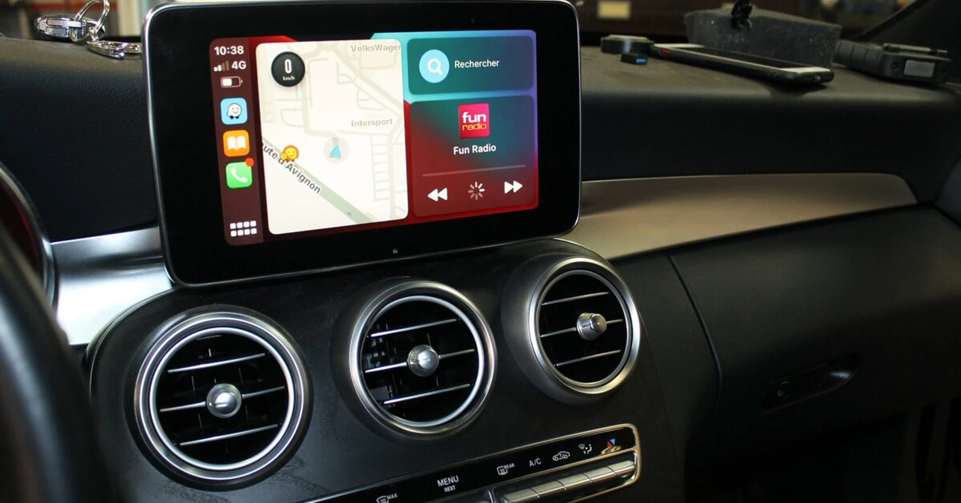 Apple CarPlay sur Mercedes Classe C Break 2020