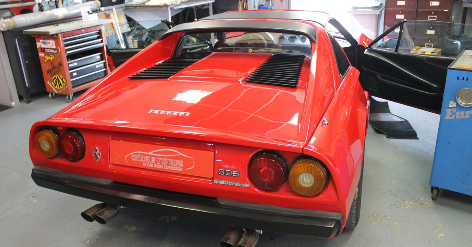 Ferrari 308 : faisceau électrique et ancienne alarme