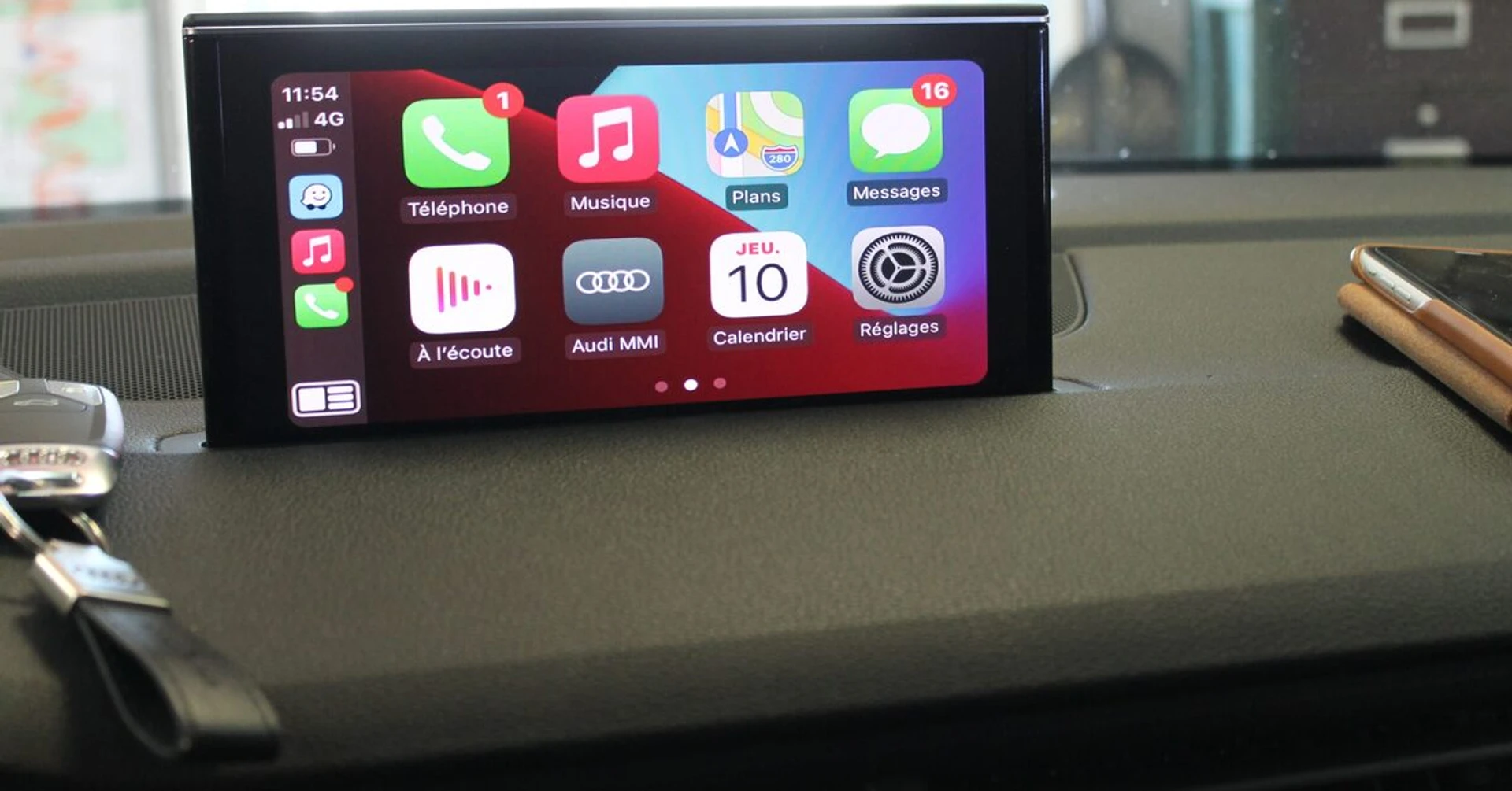 Apple CarPlay sur Audi Q7 2019