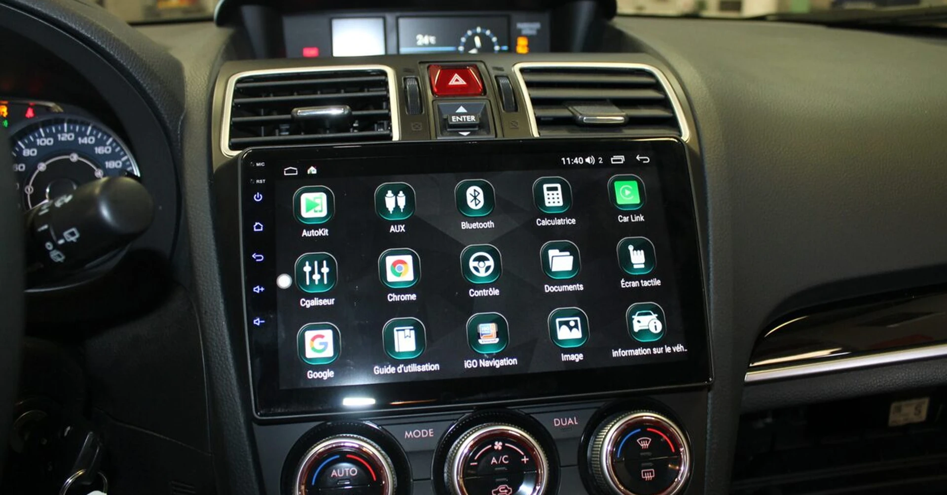 Autoradio GPS CarPlay et Android Auto sur Subaru XV