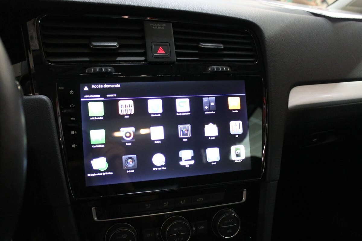 Golf 7 : grand écran tactile Android et caméra de recul