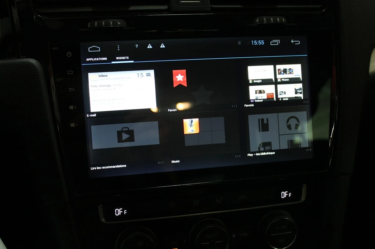 Golf 7 : grand écran tactile Android et caméra de recul