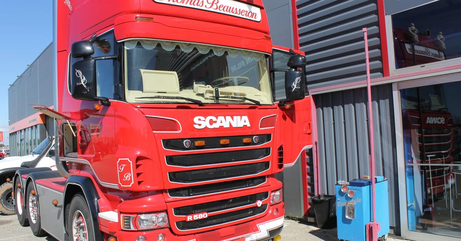 Scania R : sono BLAM, Rockford, Kicker et sellerie