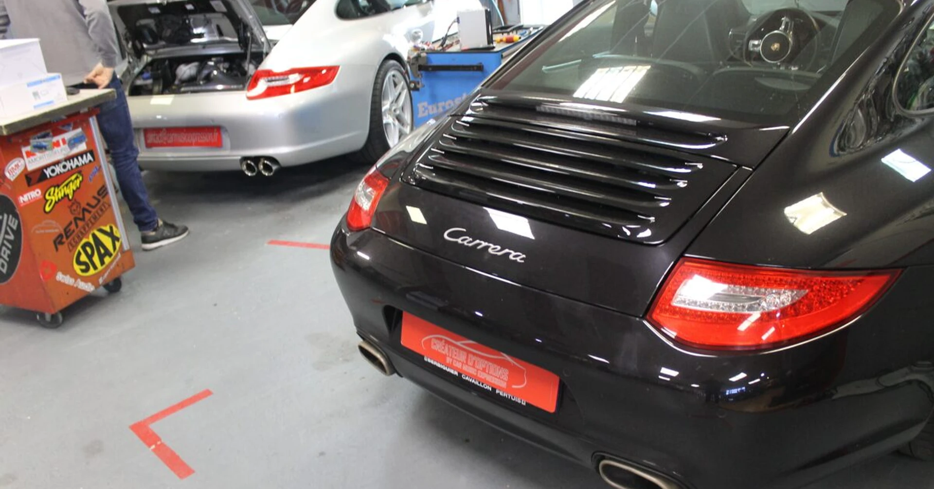 Porsche 997 Carrera : autoradio Zenec 2 DIN CarPlay