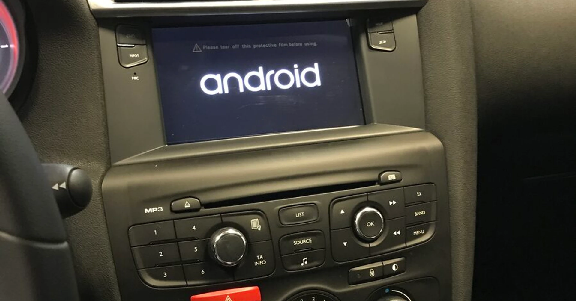 Citroën C4 : autoradio GPS Android et caméra de recul