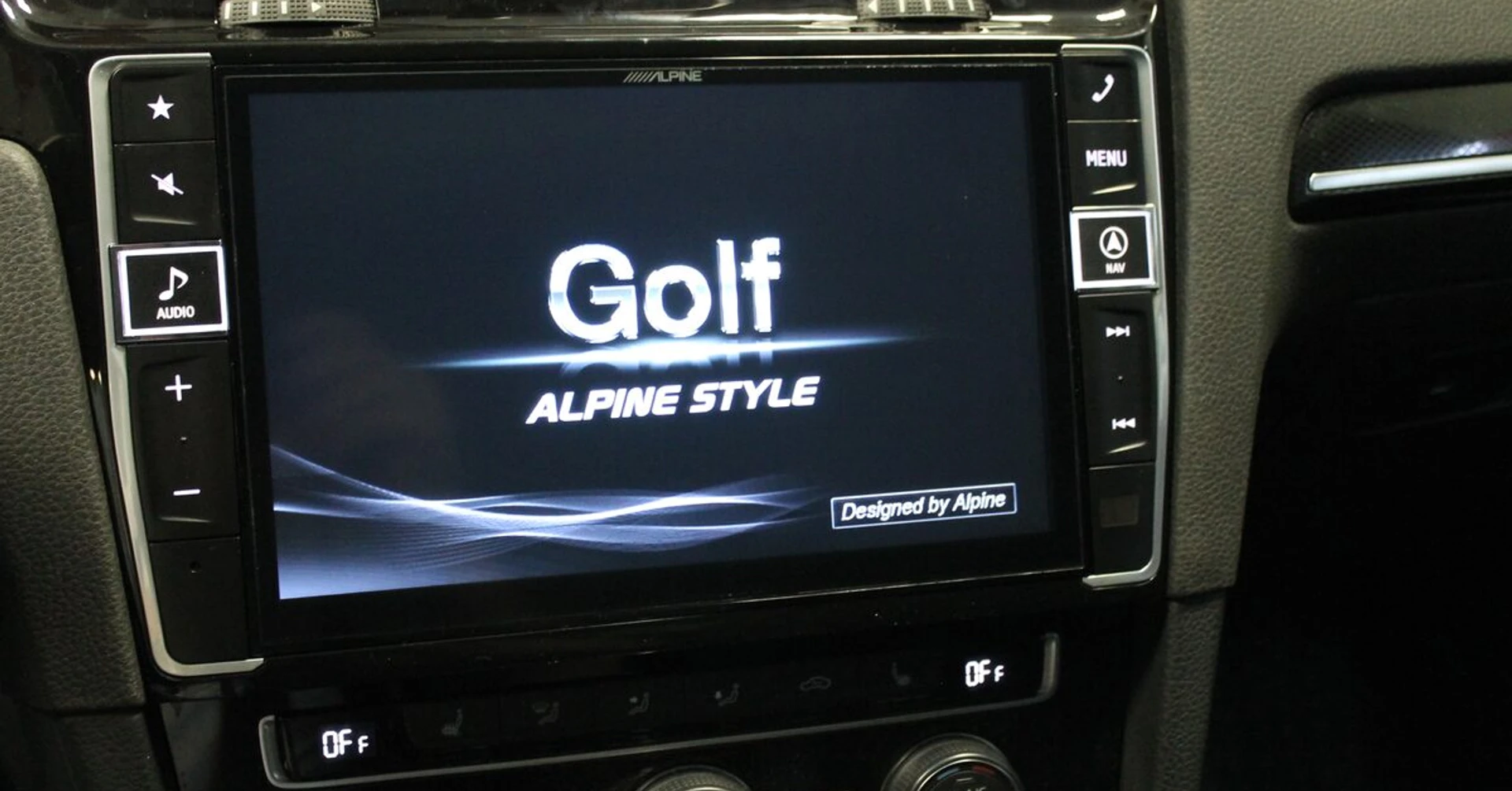 Golf 7 : GPS Alpine 9 pouces, caméra de recul et DVD