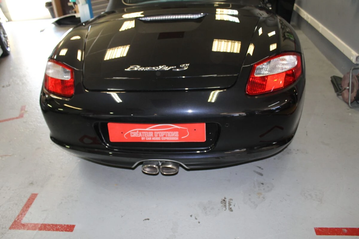Porsche Boxster S : autoradio GPS Alpine avec navigation Europe et radars
