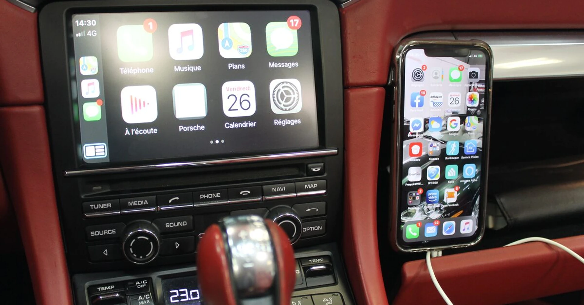 Porsche 991 : Apple CarPlay sur l'écran d'origine