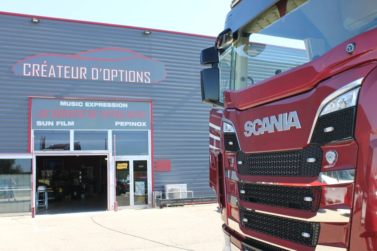 Scania 2019 : sonorisation complète BLAM et Rockford Fosgate