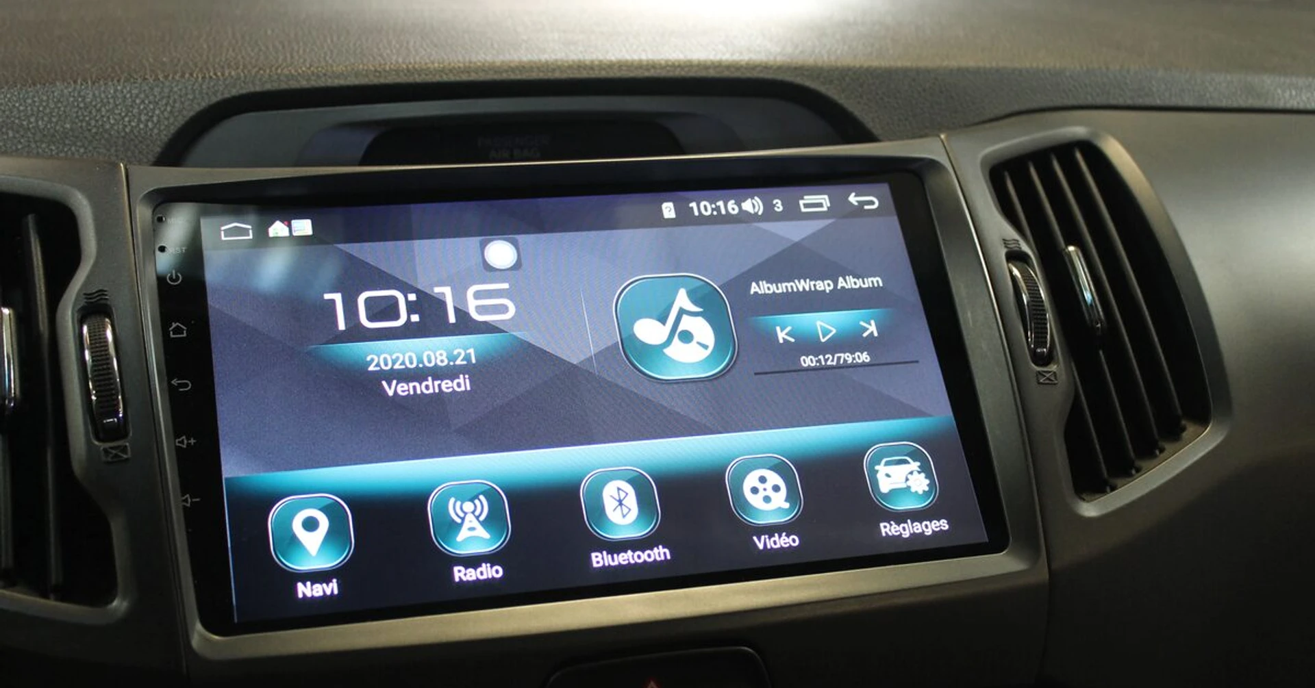 Kia Sportage : autoradio GPS Android à écran 10 pouces