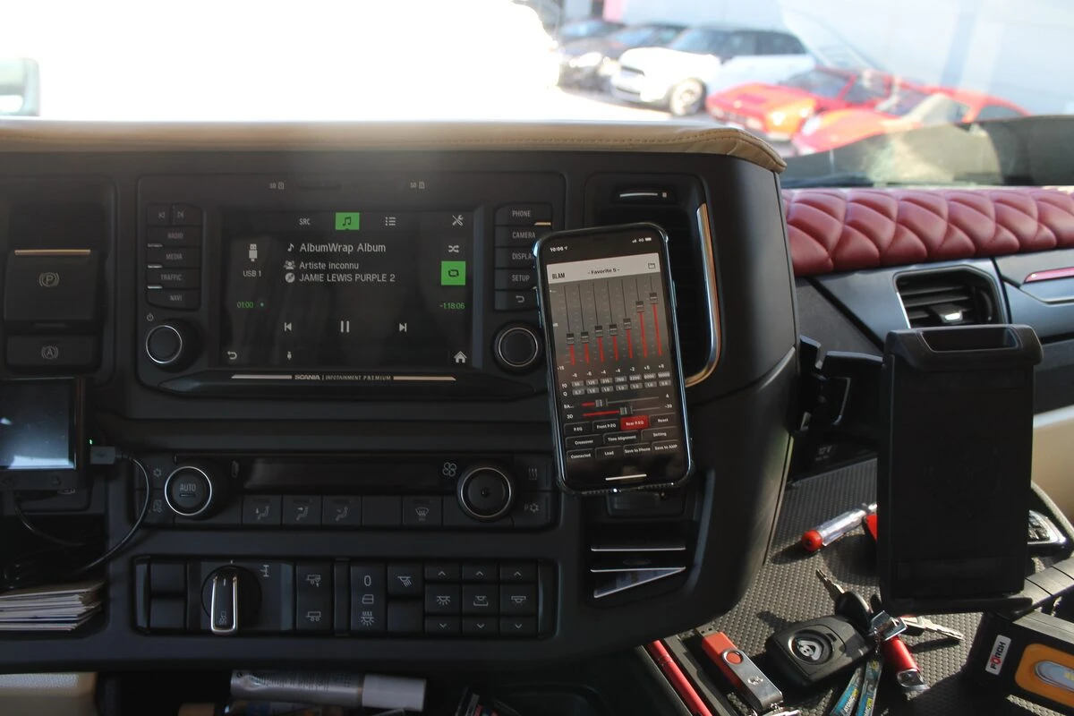 Scania 2019 : sonorisation complète BLAM et Rockford Fosgate