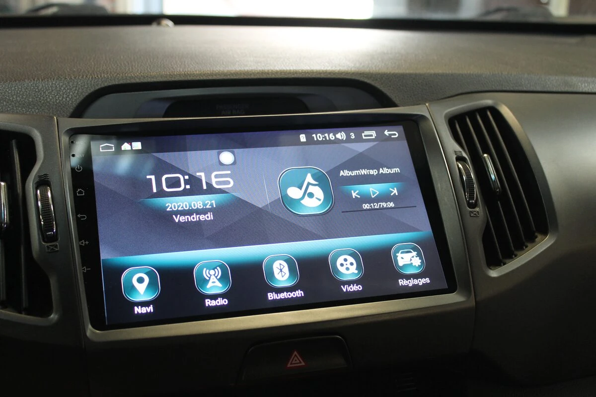Kia Sportage : grand écran GPS Android de 10 pouces