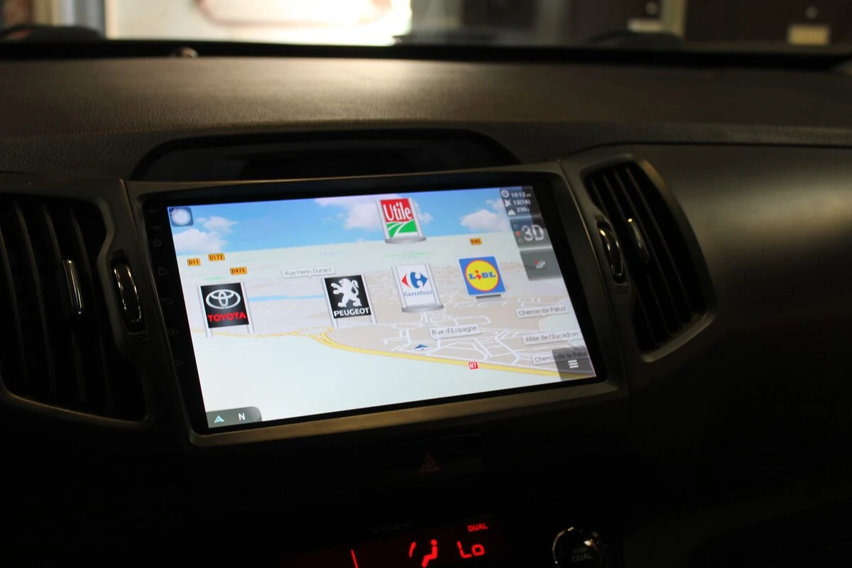Kia Sportage : grand écran GPS Android de 10 pouces