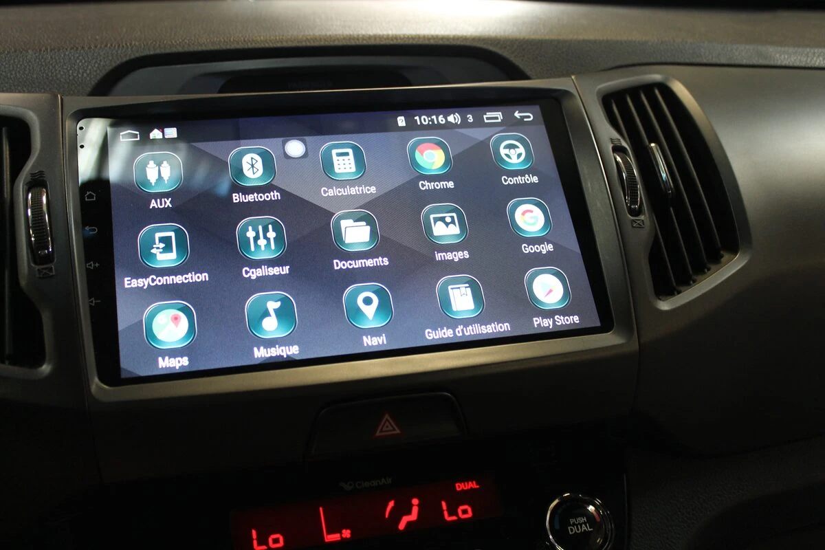 Kia Sportage : grand écran GPS Android de 10 pouces