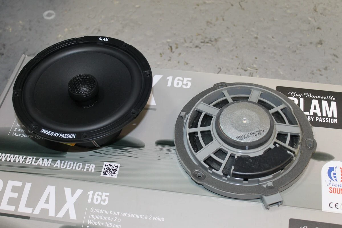 Peugeot : son amélioré avec ampli BLAM RA704DSP Pro et kits BLAM