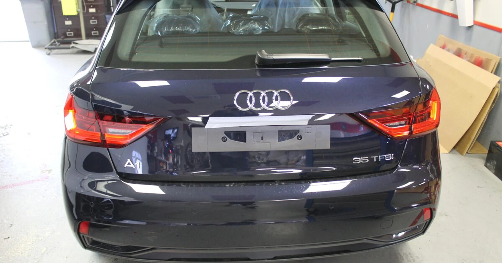 Audi A1 2019 : caméra de recul sur le MMI d'origine