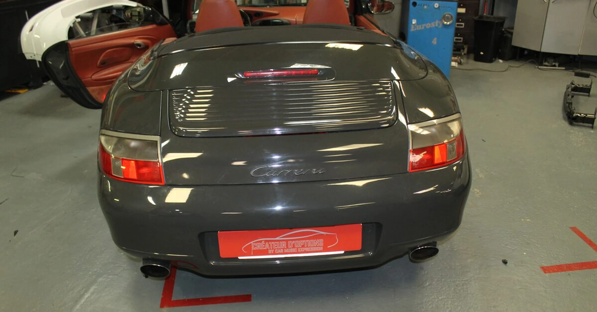 Porsche 996 cabriolet : GPS Kenwood et son BLAM